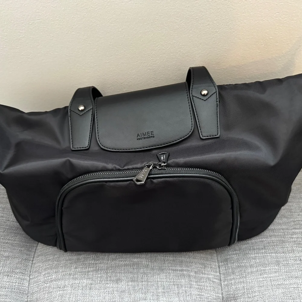 Aimee Kestenberg Personal Item Travel Bag Black - Picture 1 of 10